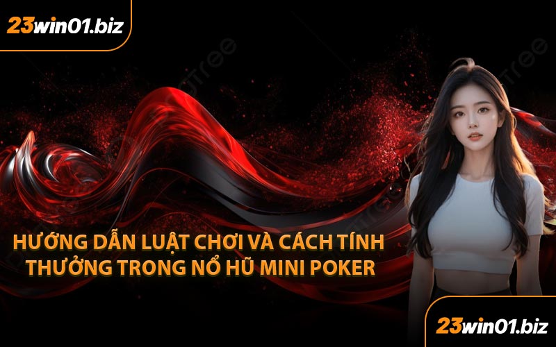 Hướng dẫn luật chơi và cách tính thưởng trong nổ hũ Mini Poker